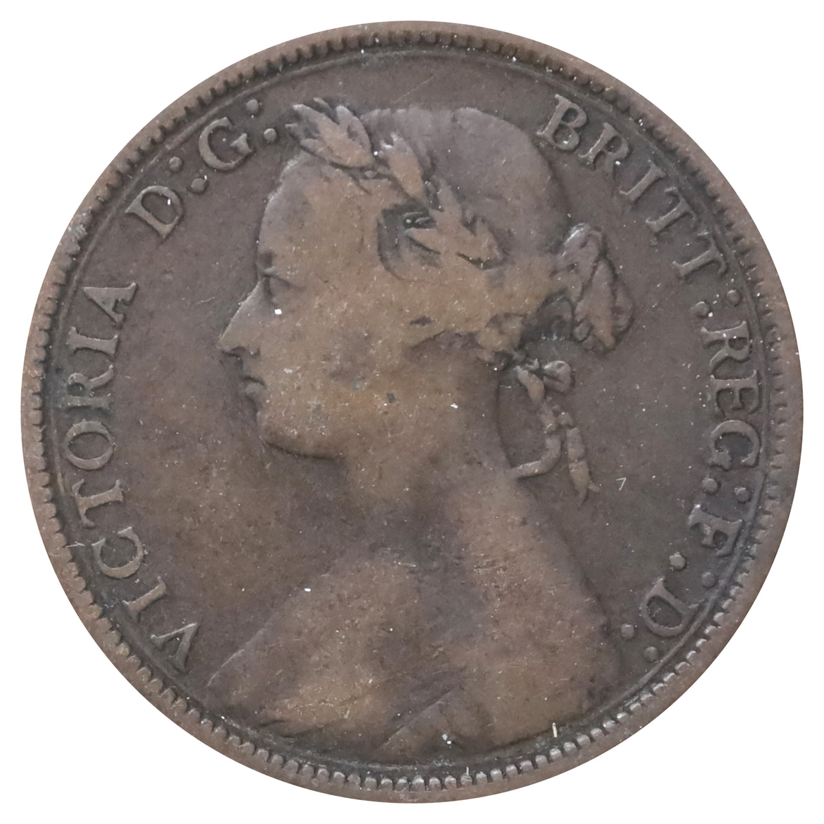 Great Britain 1879 1/2 Penny Fine (F12)