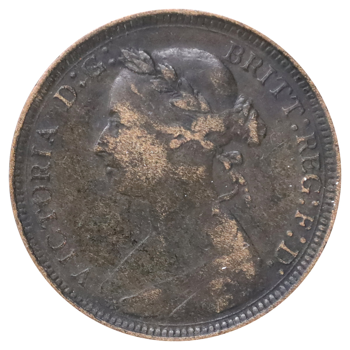 Great Britain 1886 1/2 Penny F-VF (F15)