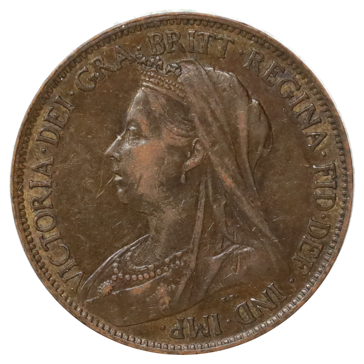 Great Britain 1895 1/2 Penny Extra Fine (EF40)