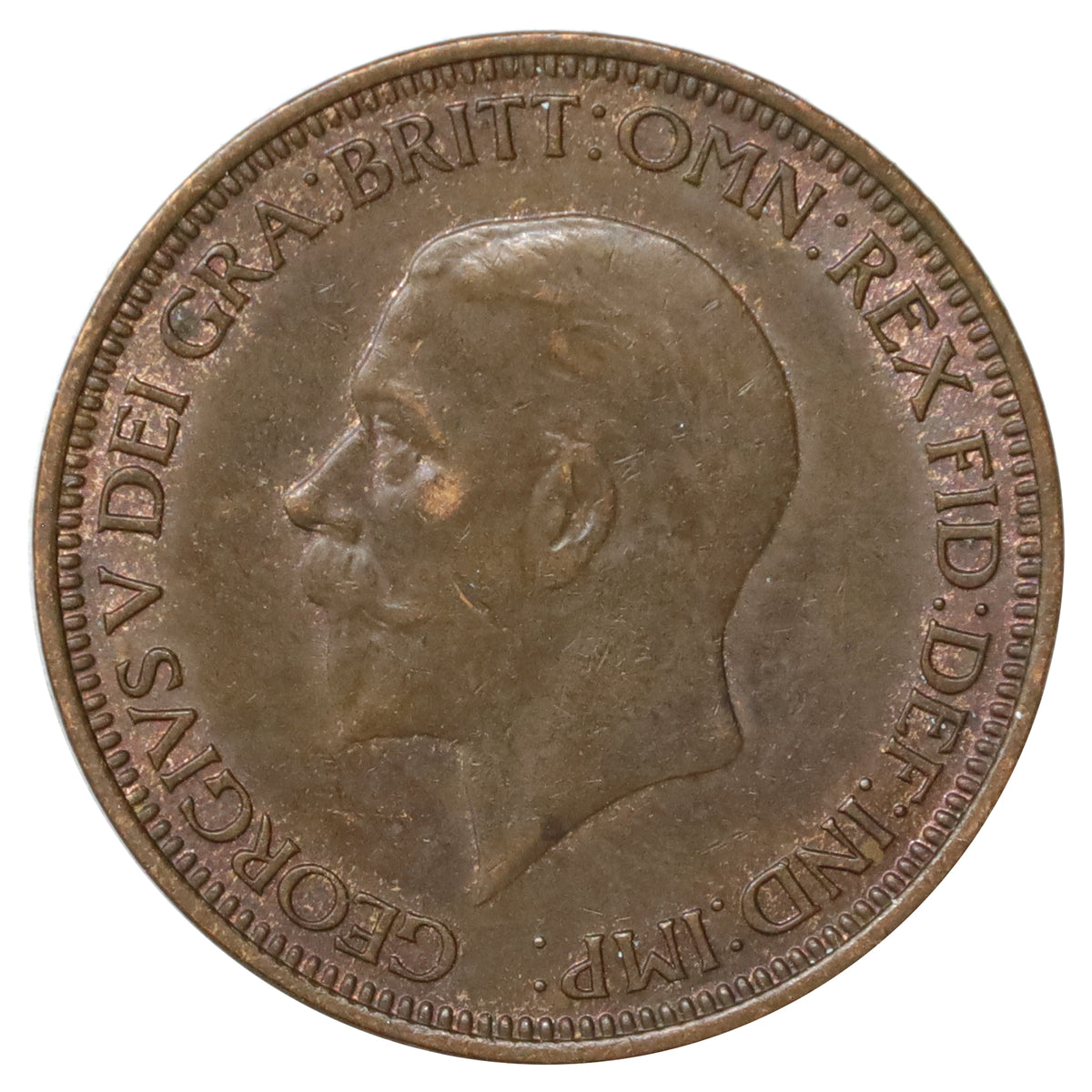 Great Britain 1934 1/2 Penny Almost Uncirculated (AU50)