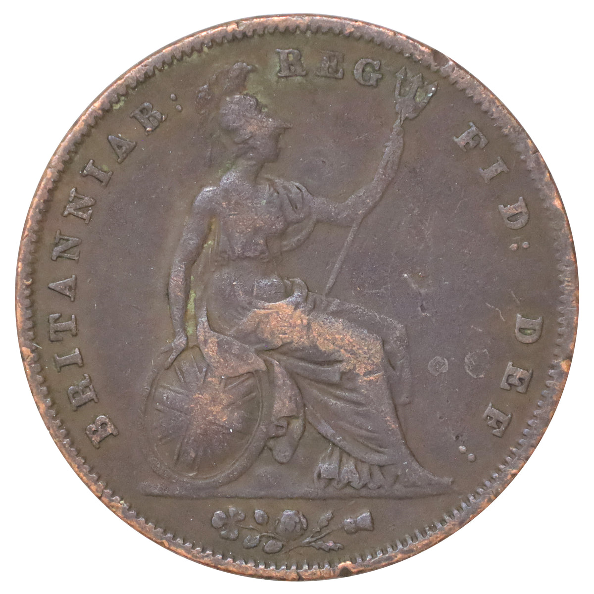 Great Britain 1841 No Colon Penny Fine (F12)