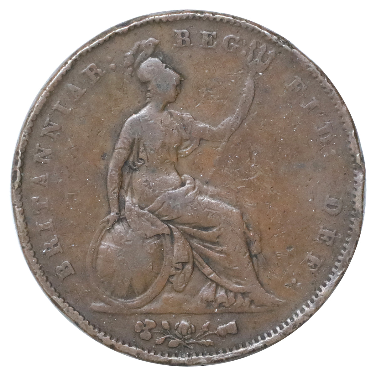 Great Britain 1853 Penny Very Good (VG8)