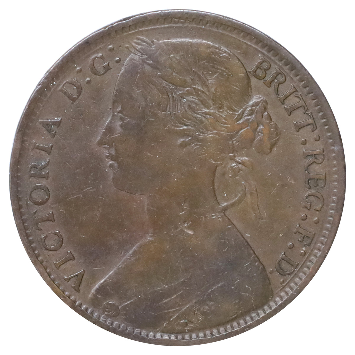 Great Britain 1861 Penny Extra Fine (EF40)