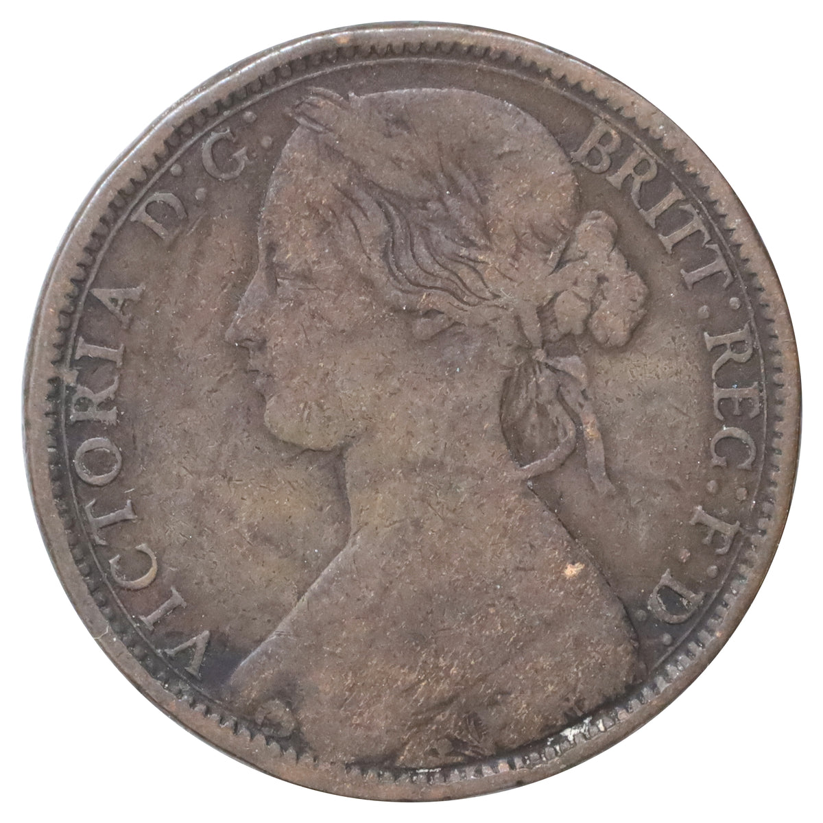 Great Britain 1866 Penny Very Good (VG8)