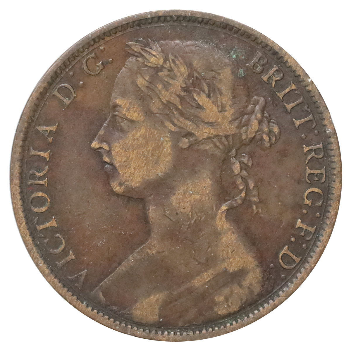 Great Britain 1885 Penny F-VF (F15)