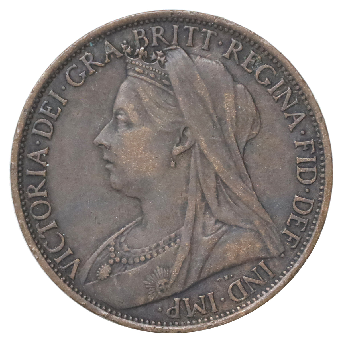 Great Britain 1896 Penny Extra Fine (EF40)