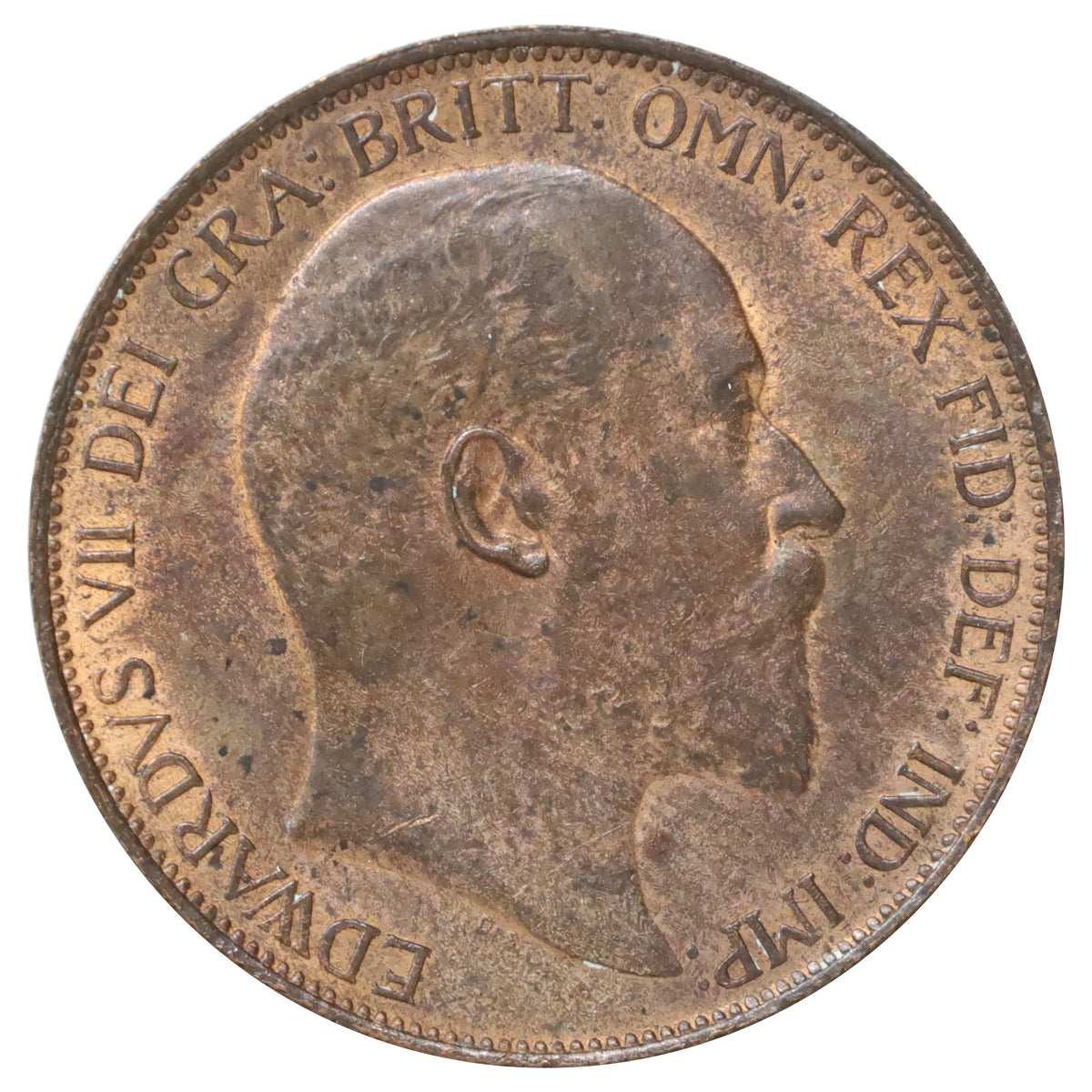 Great Britain 1902 High Tide Penny Uncirculated (MS60)