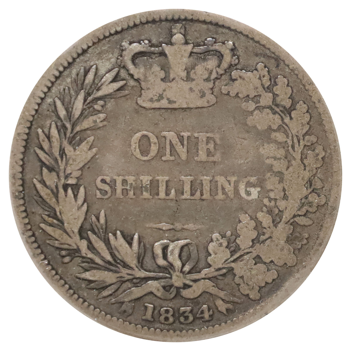 Great Britain 1834 William IV Shilling Good (G4)