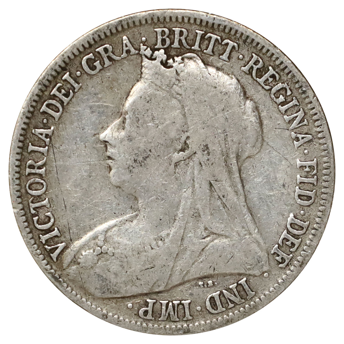 Great Britain 1901 Shilling Fine (F12)