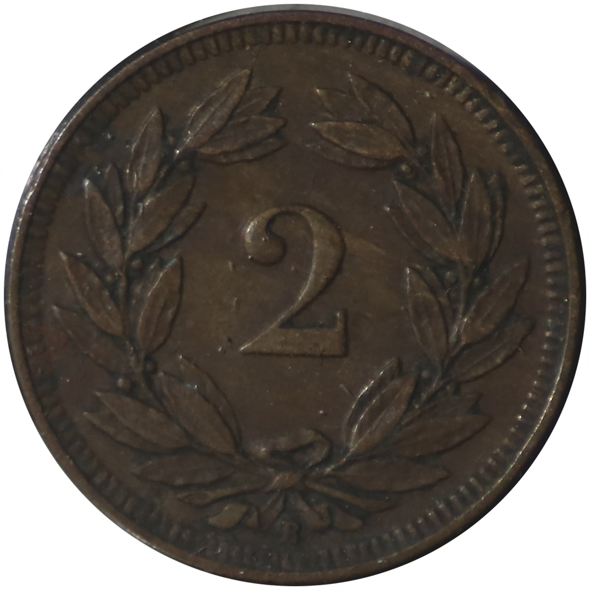 Switzerland 1915B 2 Rappen VF-EF (VF30)