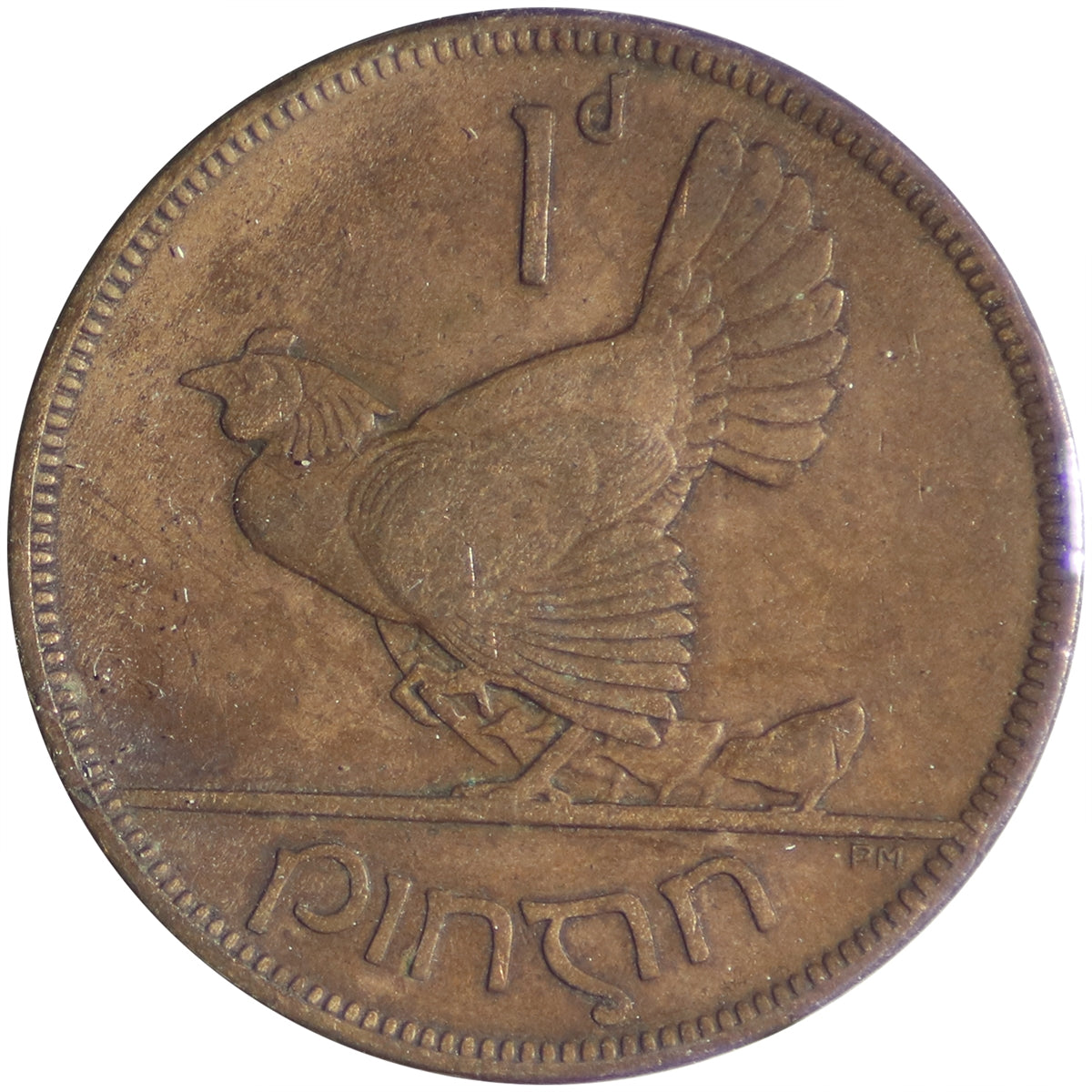 Ireland 1937 Penny Extra Fine (EF40)