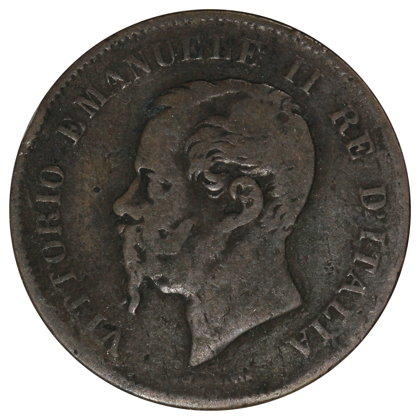 Italy 1861N 5 Centesimi Very Fine (VF20)