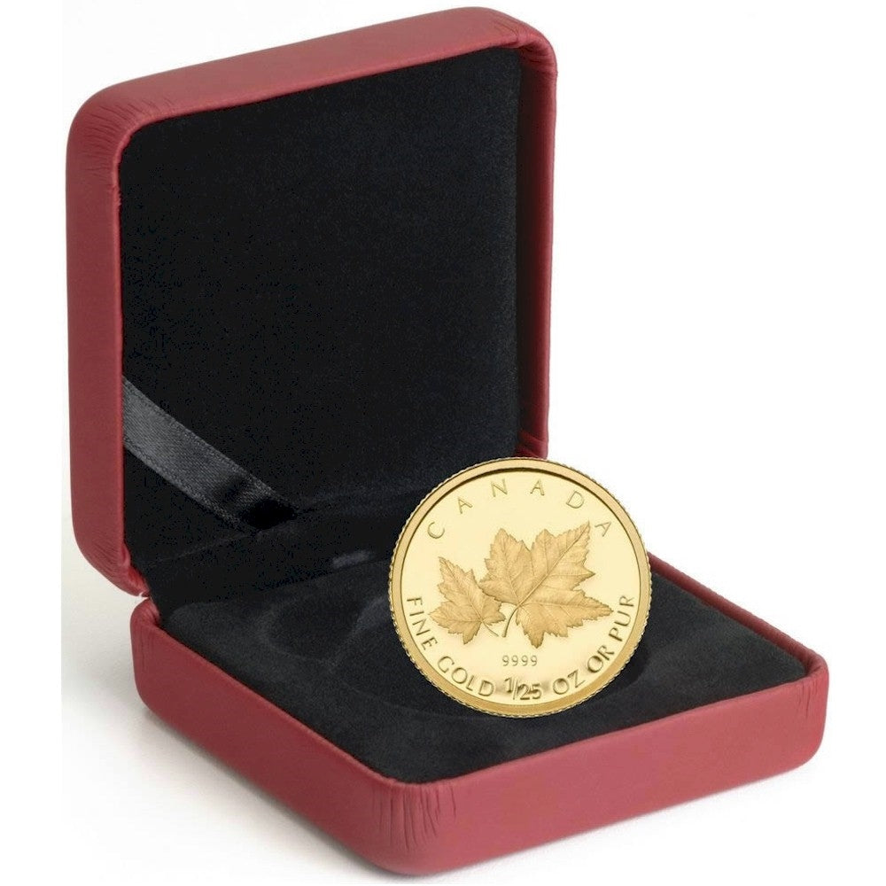 2009 Canada 50-Cent Red Maple 1/25oz Gold Coin (TAX Exempt)