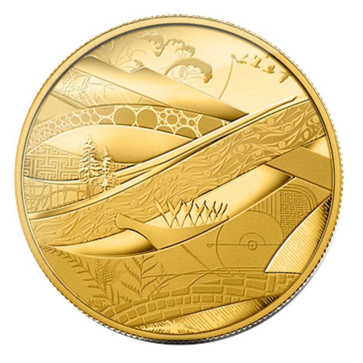 2010 Canada $500 Look of the Games 5oz. Olympic Gold Coin (No Tax)