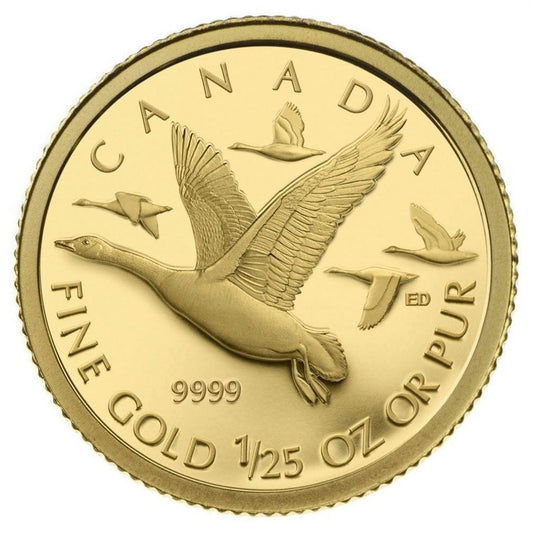 2011 Canada 50-cent Canada Geese 1/25oz. Fine Gold (No Tax)