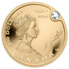 2012 Canada $300 Queen's Diamond Jubilee Pure Gold Coin with Canadian Diamond (No Tax)
