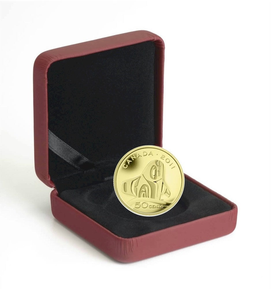 2011 Canada 50-cent Orca Whale 1/25oz. Fine Gold Coin (TAX Exempt)