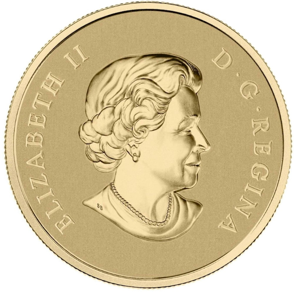 2012 Canada $5 Year of the Dragon 1/10oz. $5 Pure Gold Coin (No Tax)