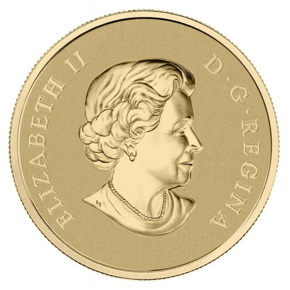 2012 Canada $5 Maple Leaf Forever 1/10thoz. Gold (No Tax)