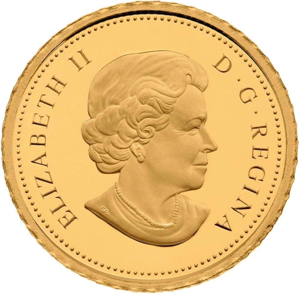 2013 Canada 25-cent Hummingbird 0.5g Pure Gold Coin (No Tax) - 122598