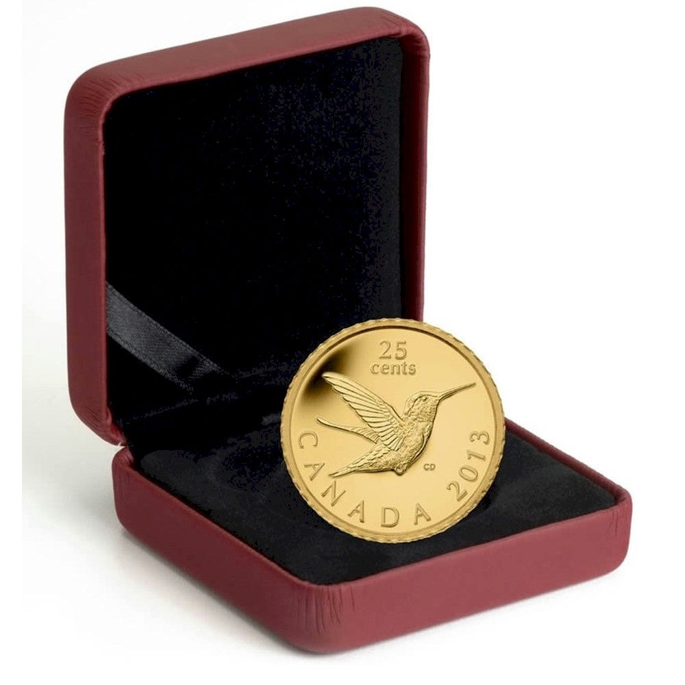 2013 Canada 25-cent Hummingbird 0.5g Pure Gold Coin (No Tax) - 122598