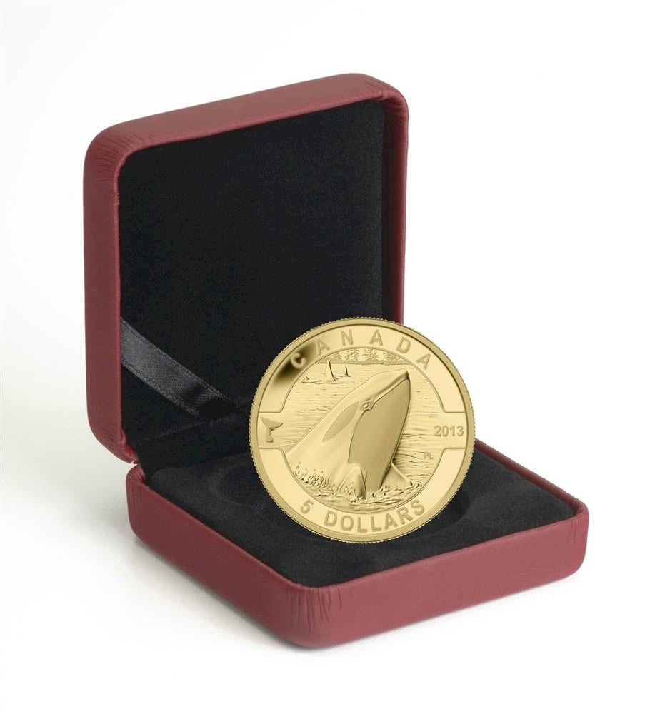 2013 $5 O Canada - Orca (#5) Pure Gold Coin (No Tax) - 123927