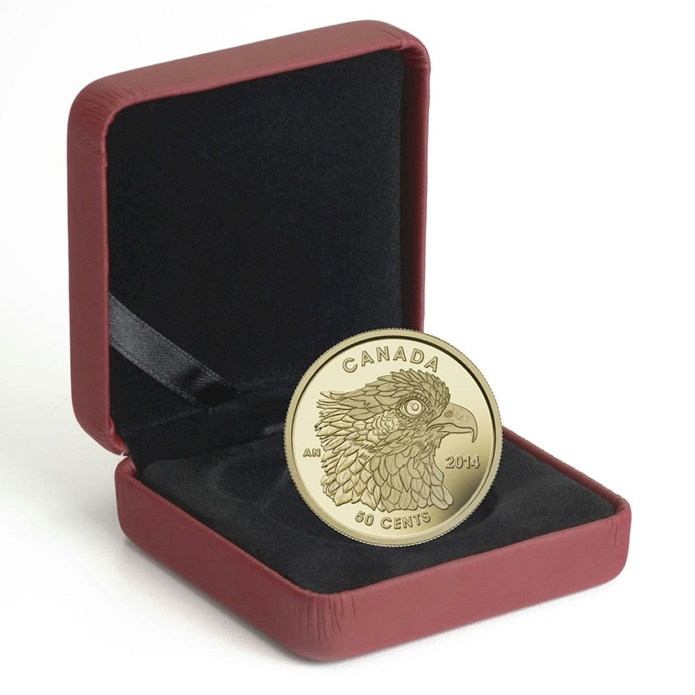 2014 Canada 50-cent Osprey 1/25oz. Fine Gold Coin (TAX Exempt)