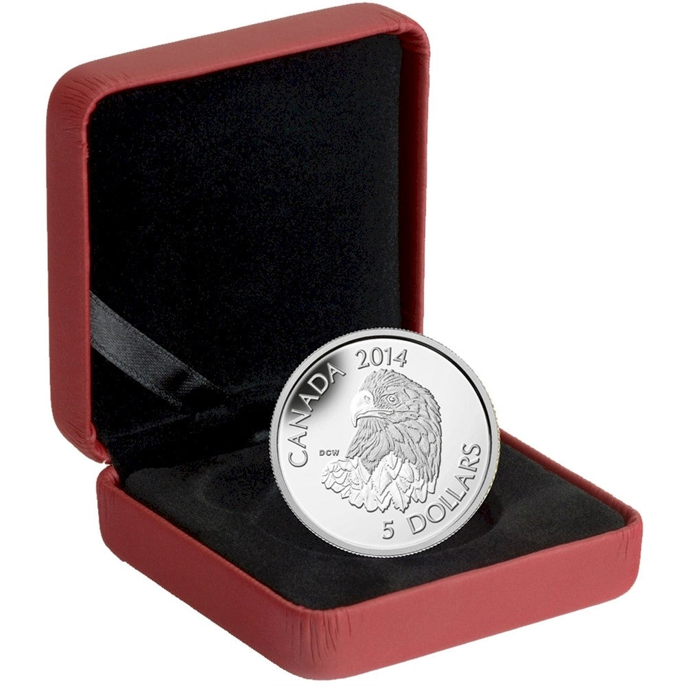 2014 Canada $5 Bald Eagle 1/10oz Platinum (TAX Exempt)