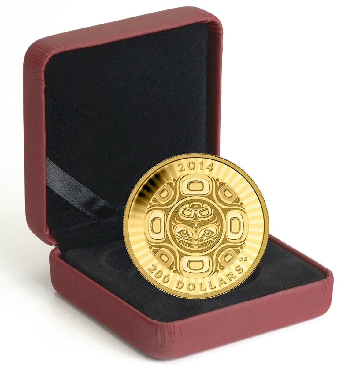 2014 Canada $200 Interconnection Sea: The Orca 1/2 oz. Pure Gold (No Tax)