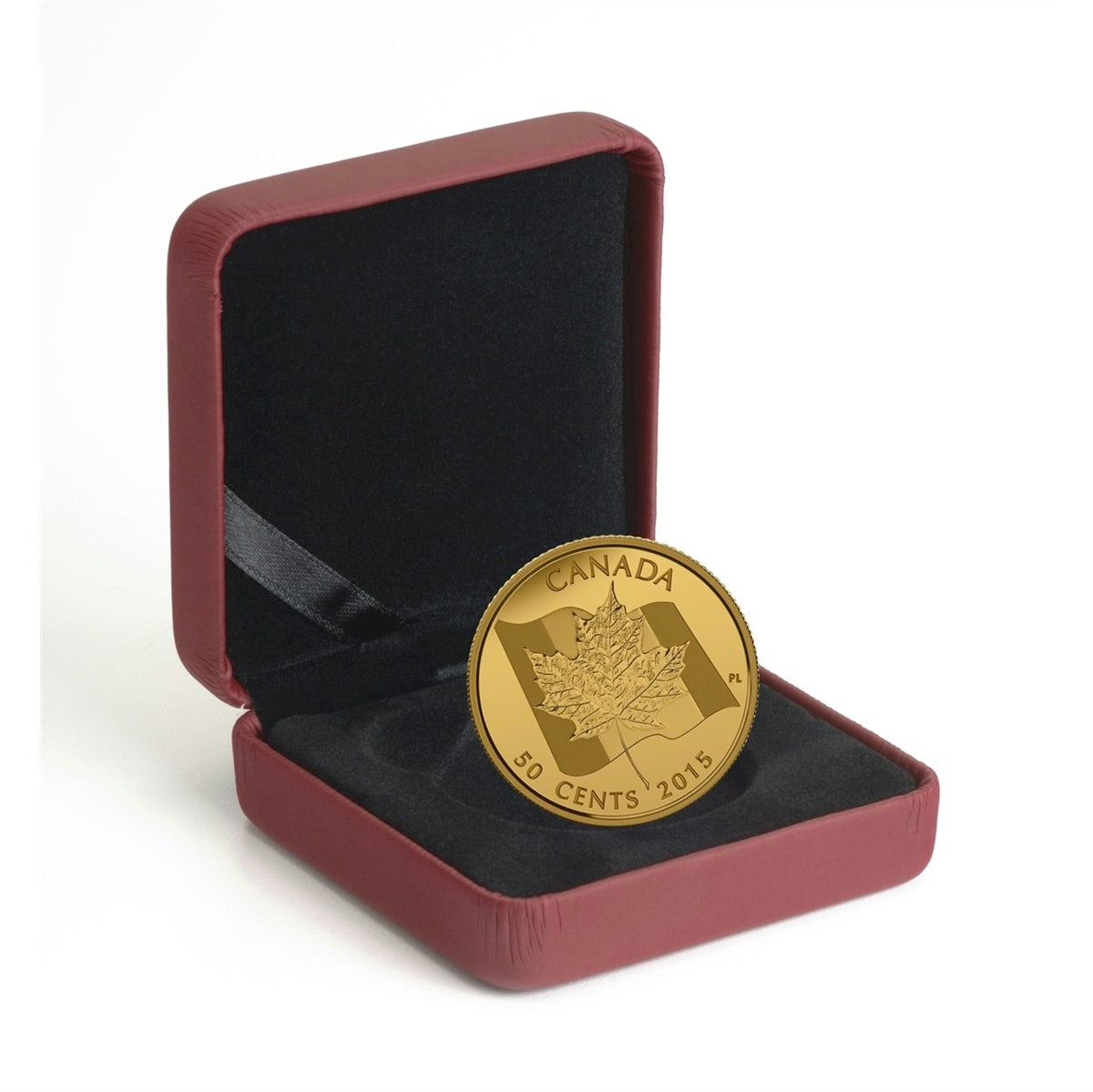2015 Canada 50-cent Maple Leaf 1/25oz. Pure Gold Coin (No Tax)