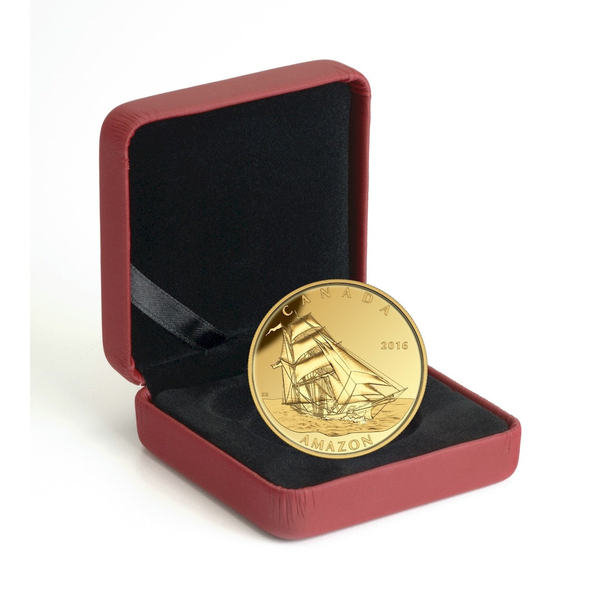 2016 Canada $200 Tall Ships Legacy - Amazon 1 oz. Pure Gold Coin (No Tax)