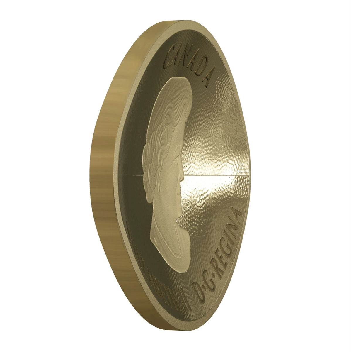 2017 Canada $200 Football-Shaped and Curved 1 oz. Pure Gold Coin (No Tax)