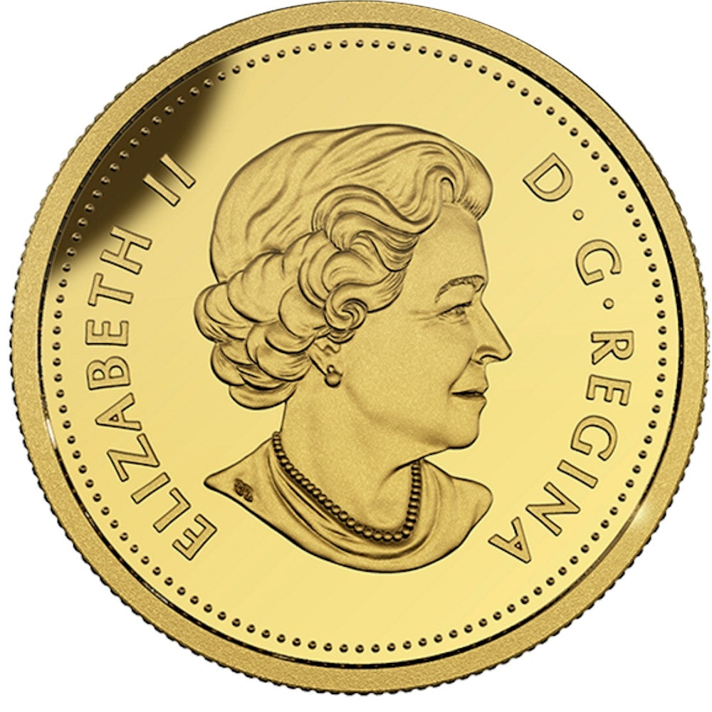 2017 Canada 25-cent Inuit Arctic Hare - Predator VS Prey Gold (No Tax)
