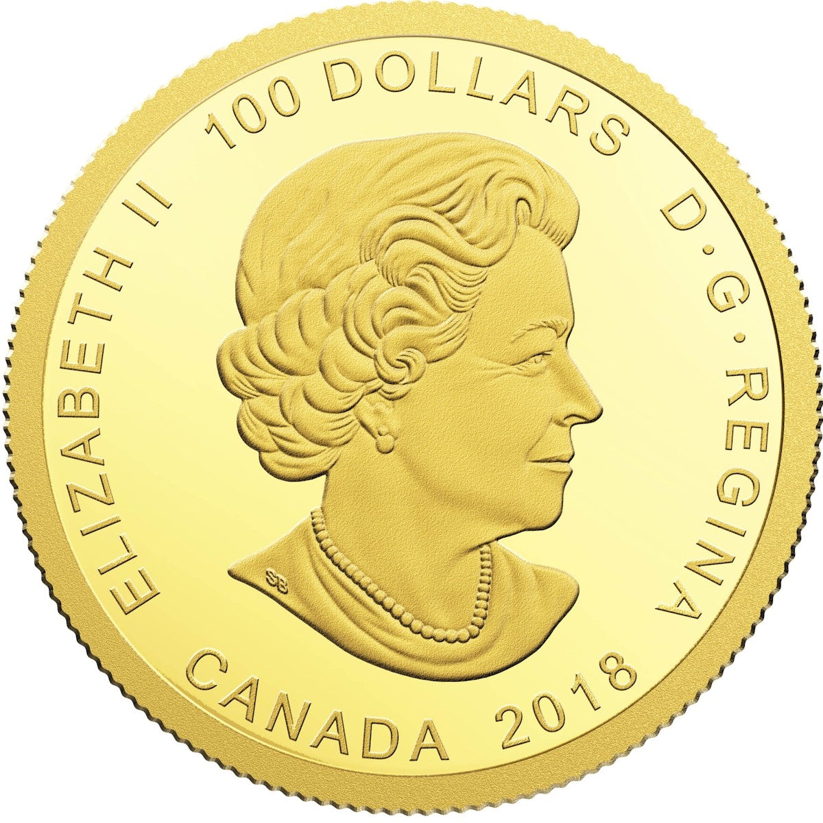 2018 Canada $100 Frog Reveals A Gift 14k Gold Coin