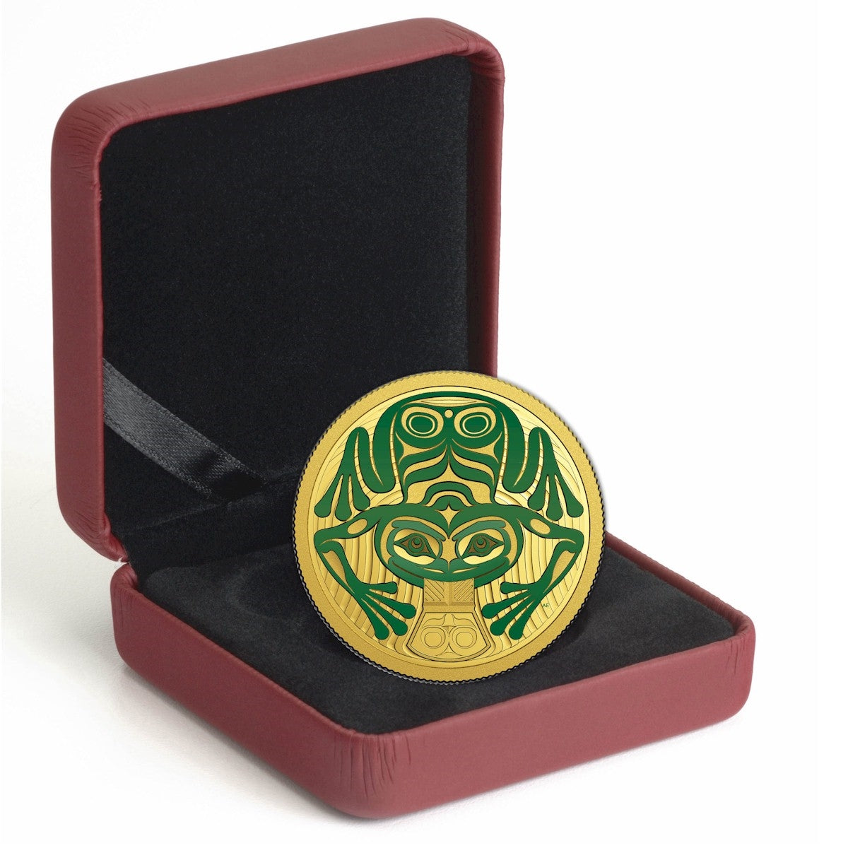 2018 Canada $100 Frog Reveals A Gift 14k Gold Coin
