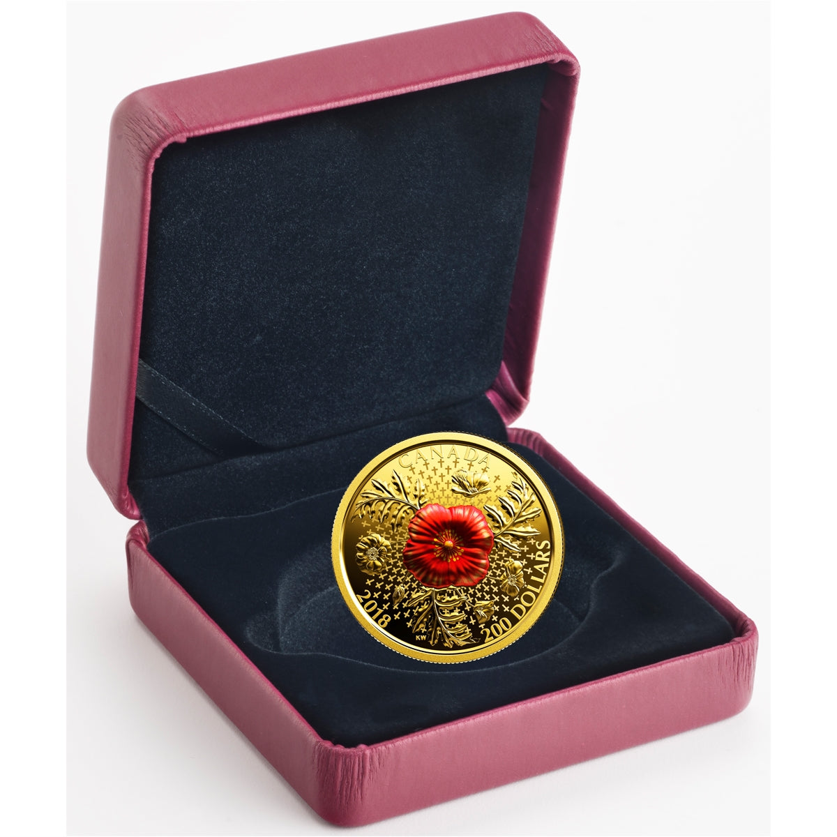 2018 Canada $200 Armistice Poppy 1oz. Pure Gold (No Tax)