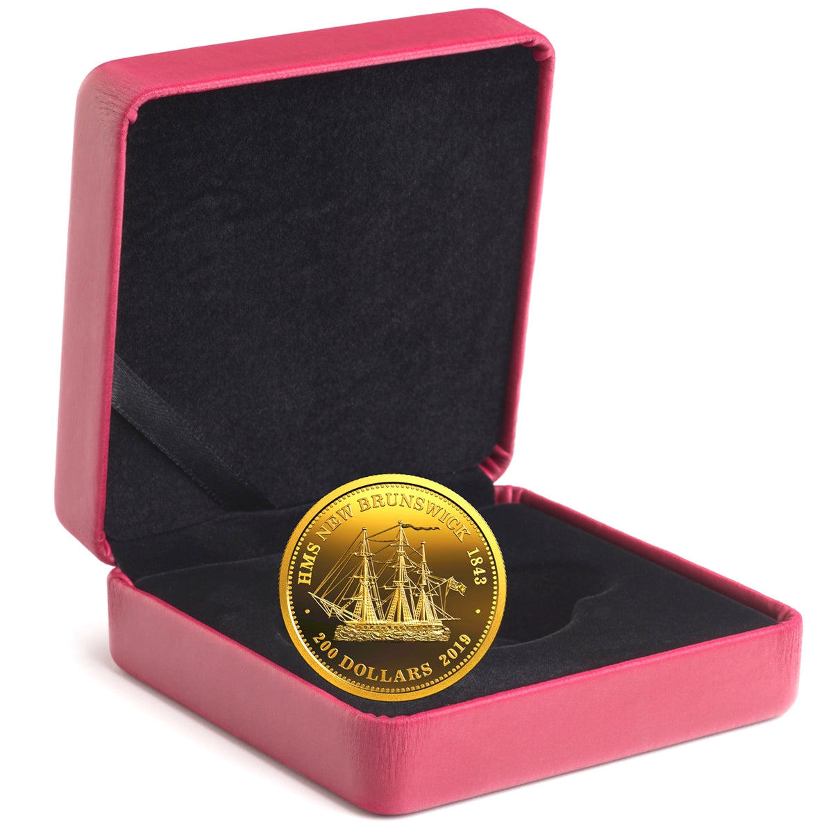 2019 Canada $200 HMS New Brunswick 1843 1oz. Pure Gold (No Tax)