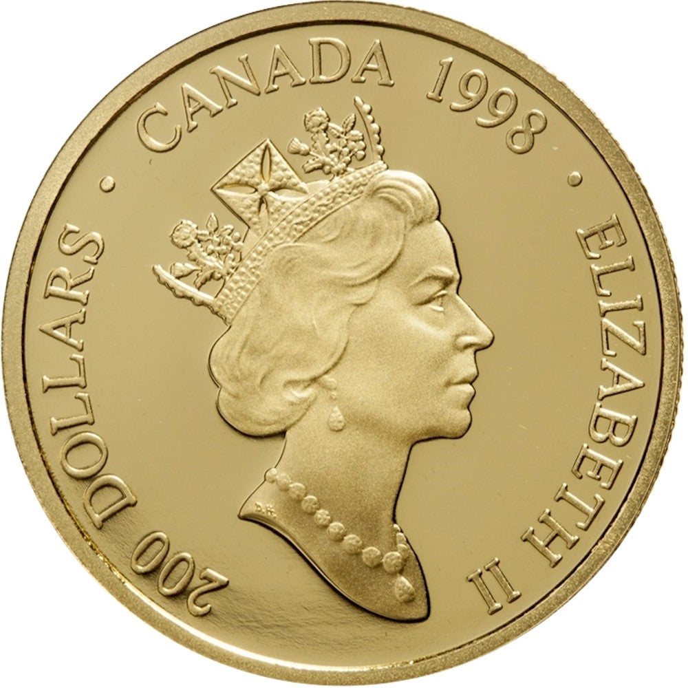 1998 Canada $200 Legend of the White Buffalo 22K Gold Coin