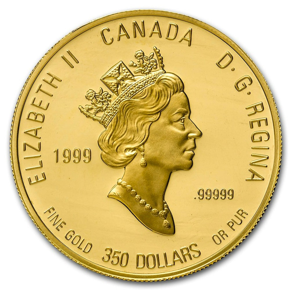 1999 Canada $350 Golden Slipper - PEI Fine Gold (No Tax)