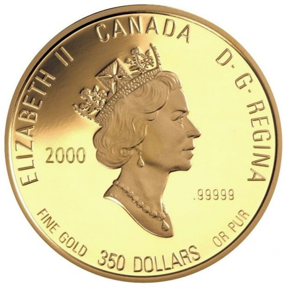 2000 Canada $350 Pacific Dogwood - British Columbia Fine Gold Coin (No Tax)