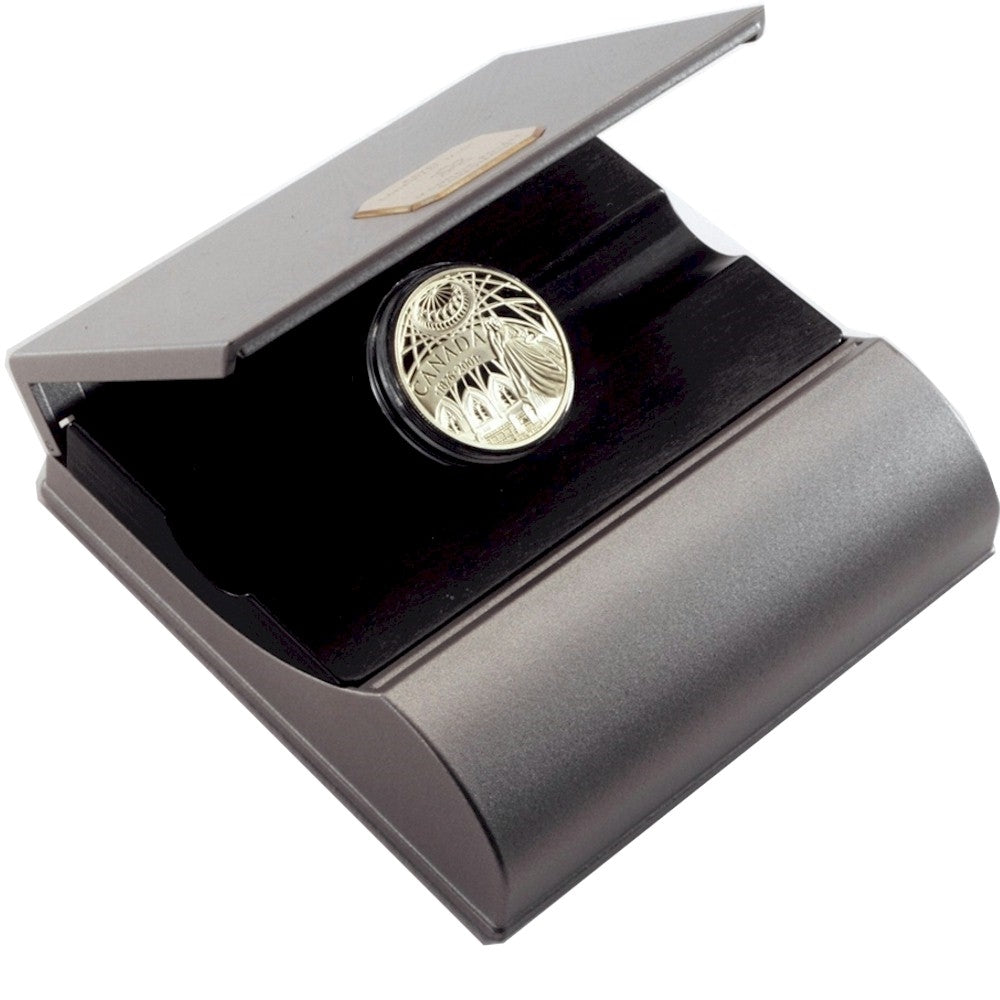 2001 Canada $100 125th Anniversary of the Library of Parliament 14K Gold