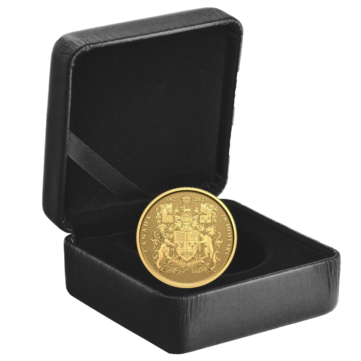 2021 Canada $20 100th Anniversary of Canada's Coat of Arms Pure Gold Coin (No Tax)