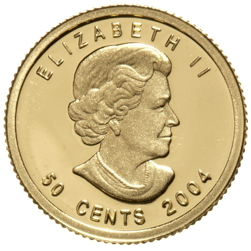 2004 Canada 50-cent Moose 1/25oz. Pure Gold (TAX Exempt)
