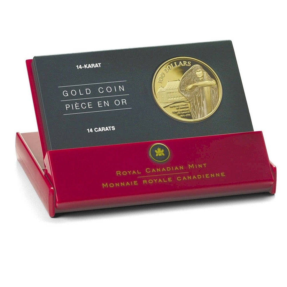 2005 Canada $100 130th Anniversary Supreme Court of Canada 14K Gold