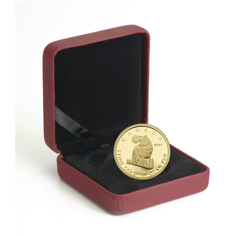 2007 Canada 50-cent The Wolf 1/25oz. Pure Gold Coin (TAX Exempt)