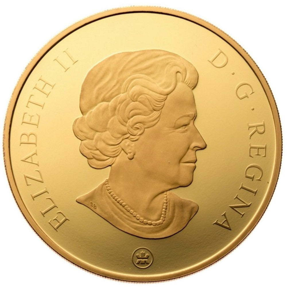 2008 Canada $300 14K Newfoundland and Labrador Coat of Arms Gold (missing sleeve)