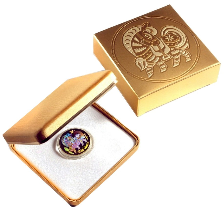 2002 Canada $150 Year of the Horse Gold Hologram Coin