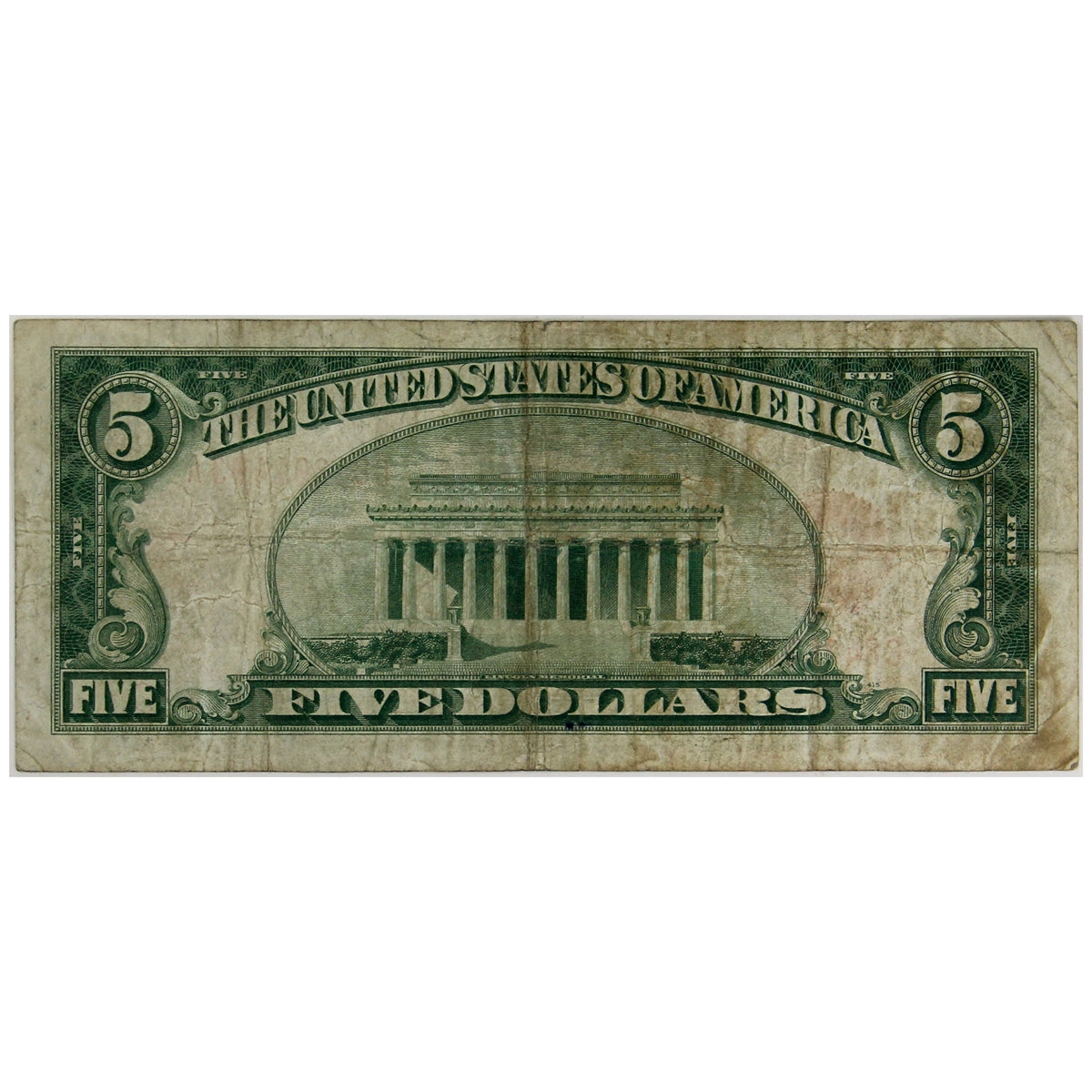USA 1928A $5 Note, FR #1526, F-VF