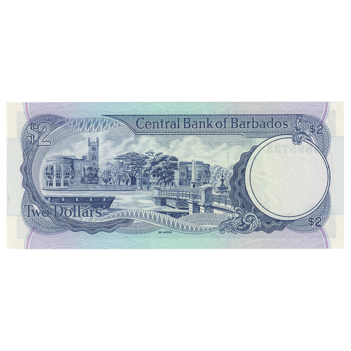 Barbados 2000 2 Dollar Note, Pick #60, UNC