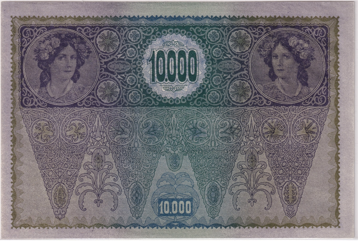 Austria Note 1918 10,000 Kronen UNC